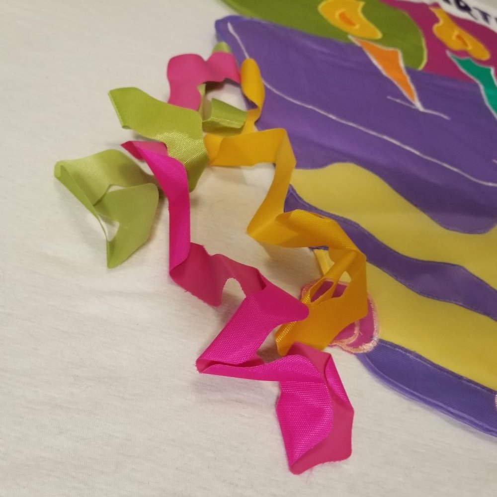 Flag Nylon Happy Birthday Cake 38 x 30 Double Sided Yard Garden Outdoor - Picture 4 of 8